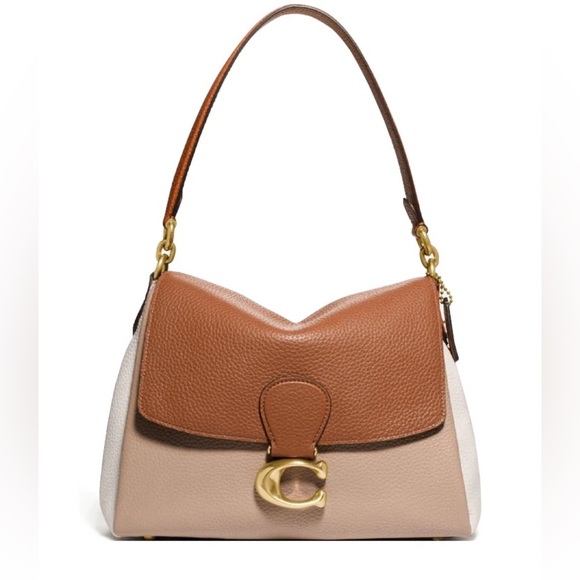 COACH Women's Color-block May Shoulder Bag - Picture 1 of 7
